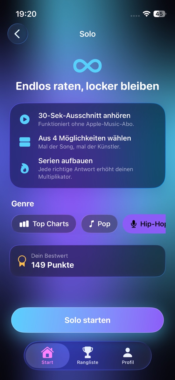 iPhone screenshot