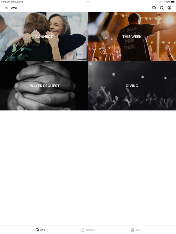 Love's Way Church iPad screenshot 1 - Education app