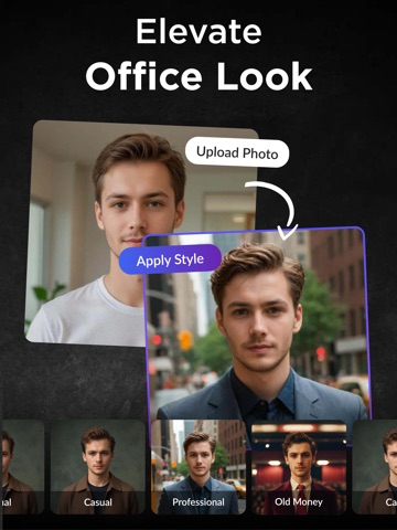 AI Headshot Generator & Photos iPad screenshot