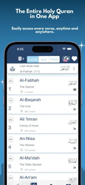 Quran daily muslim screenshot 1