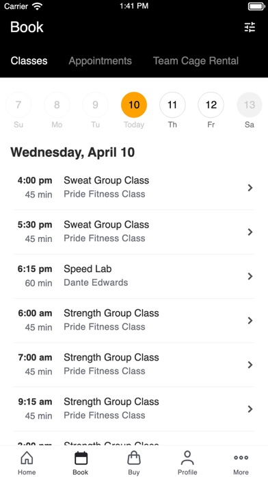 Pride Fitness Liberty Screenshot 2 - AppWisp.com