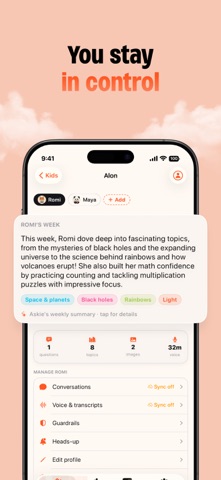 AI for Kids・Askie iPhone screenshot