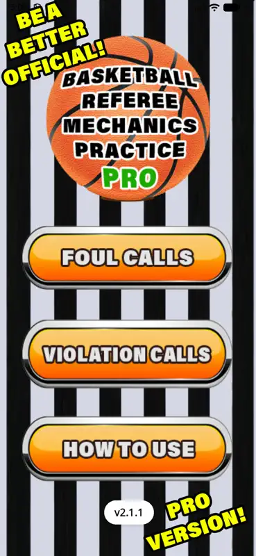 Basketball Ref Practice Pro screenshot 1 of 5