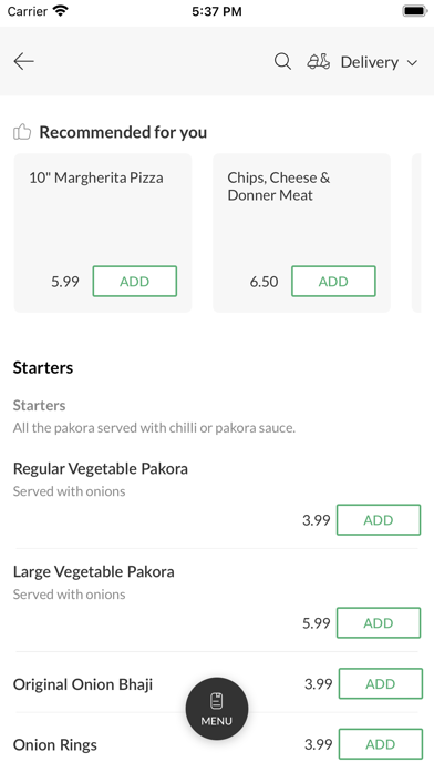 Ayeshas Kebab House Screenshot