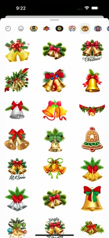 Christmas Bells Stickers screenshot