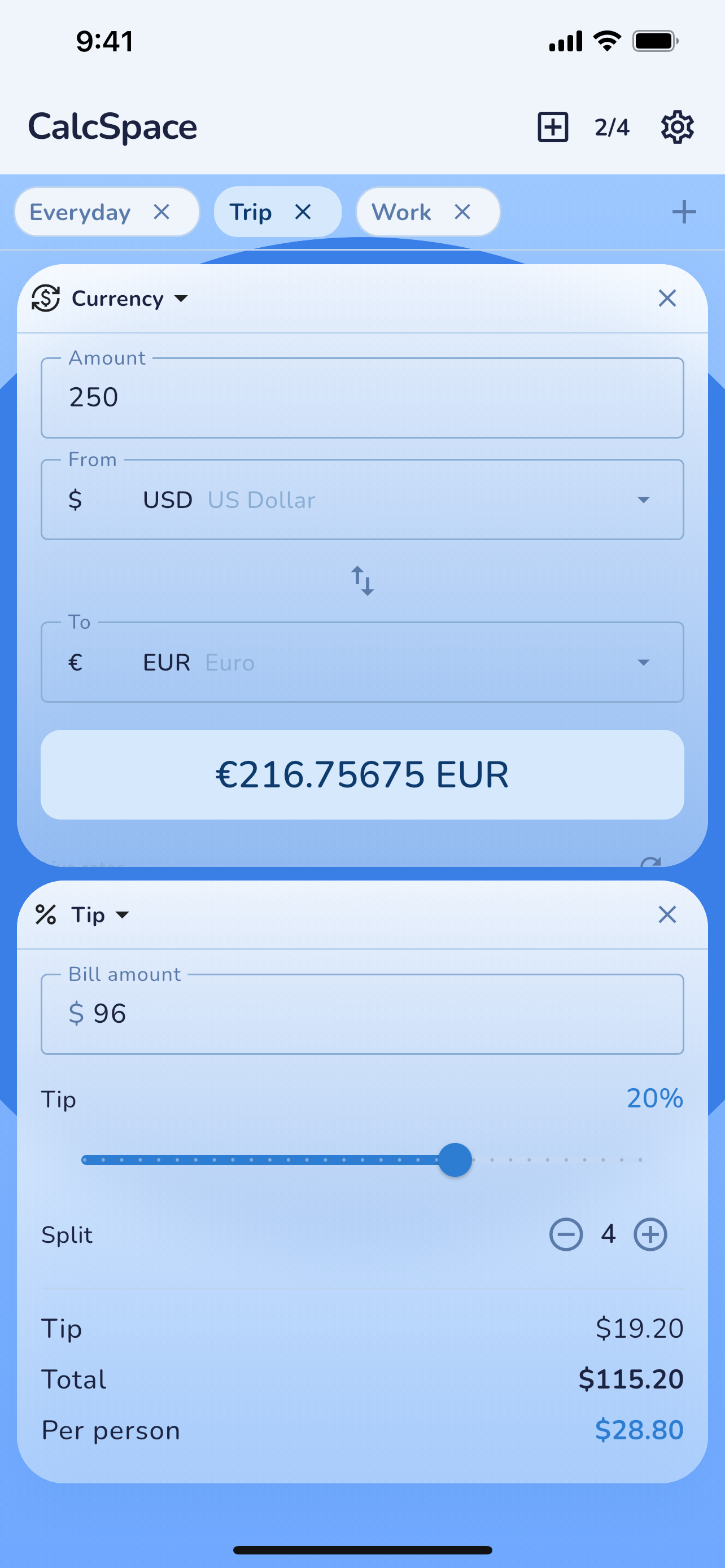 CalcSpace screenshot 4