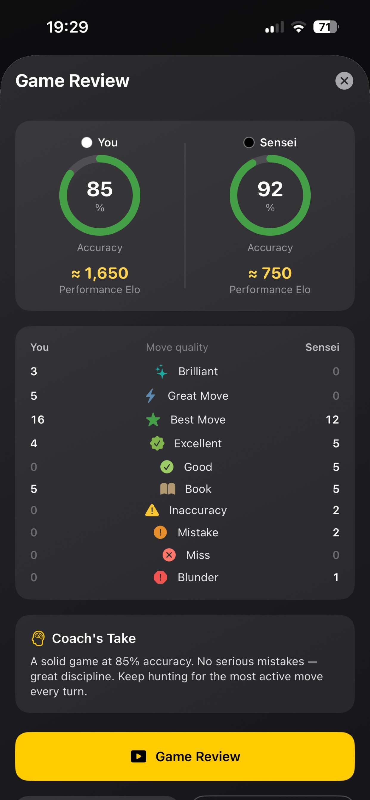 Screenshot 6 of Chess Sensei