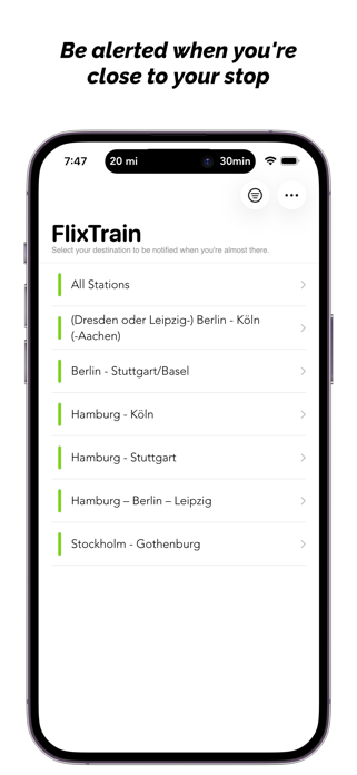FlixTrain Destinations Screenshot 5 of 7