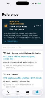 Sentencewake: NMEA Logs screenshot 4