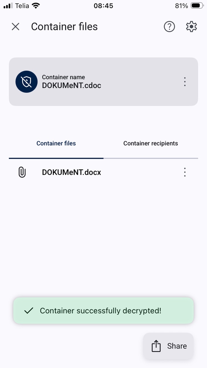 iPhone screenshot