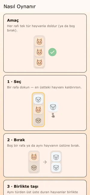 Cozy Animal Sort screenshot 1