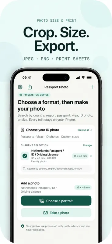 IDMint: Passport Photo Maker screenshot 1 of 4