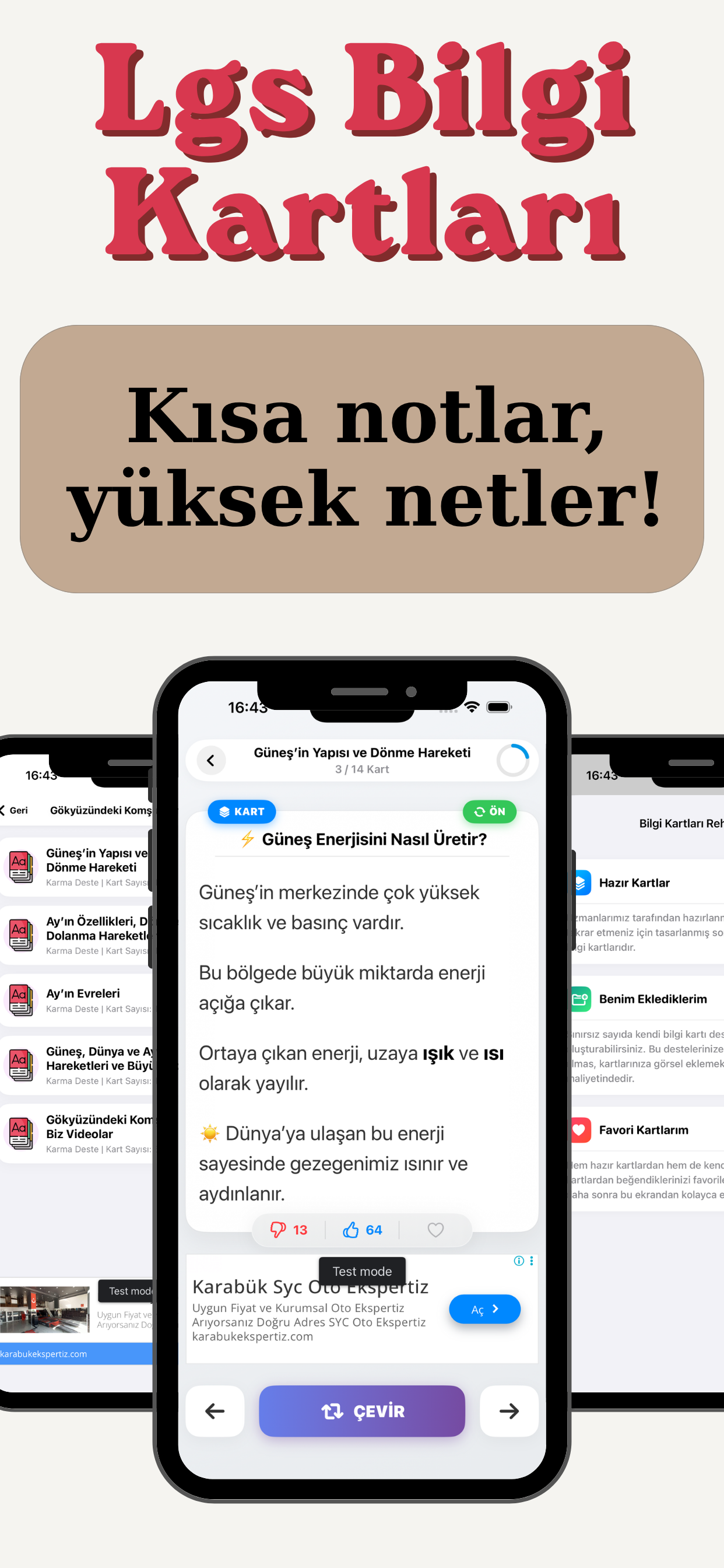 Lgs Hazırlık 8. Sınıf Test Çöz screenshot 3