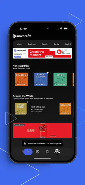 MwareFM screenshot 1