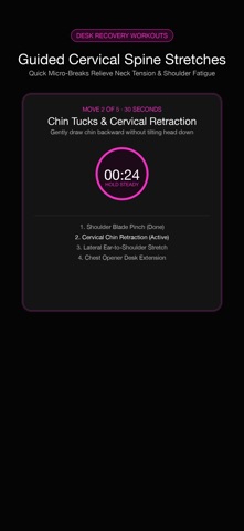 Posture · Baro iPhone screenshot