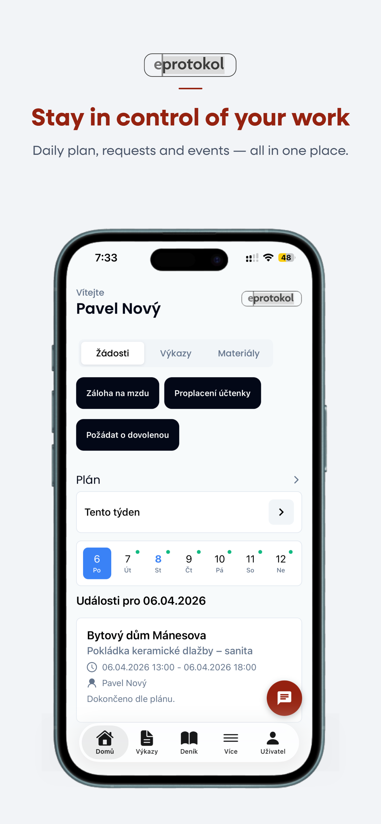eProtokol screenshot 2
