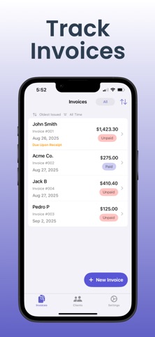 Invoice Maker for Freelancers Screenshot 2 of 4