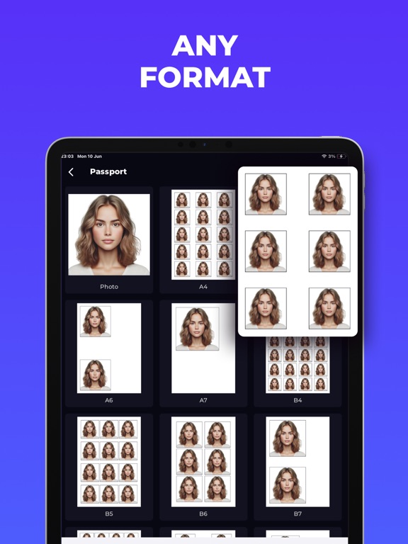 Passport Photo: ID Maker & Aid iPad screenshot 4 - Productivity app