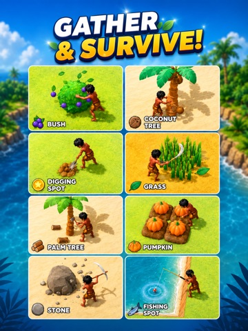 Caveboy: Primal Island iPad screenshot