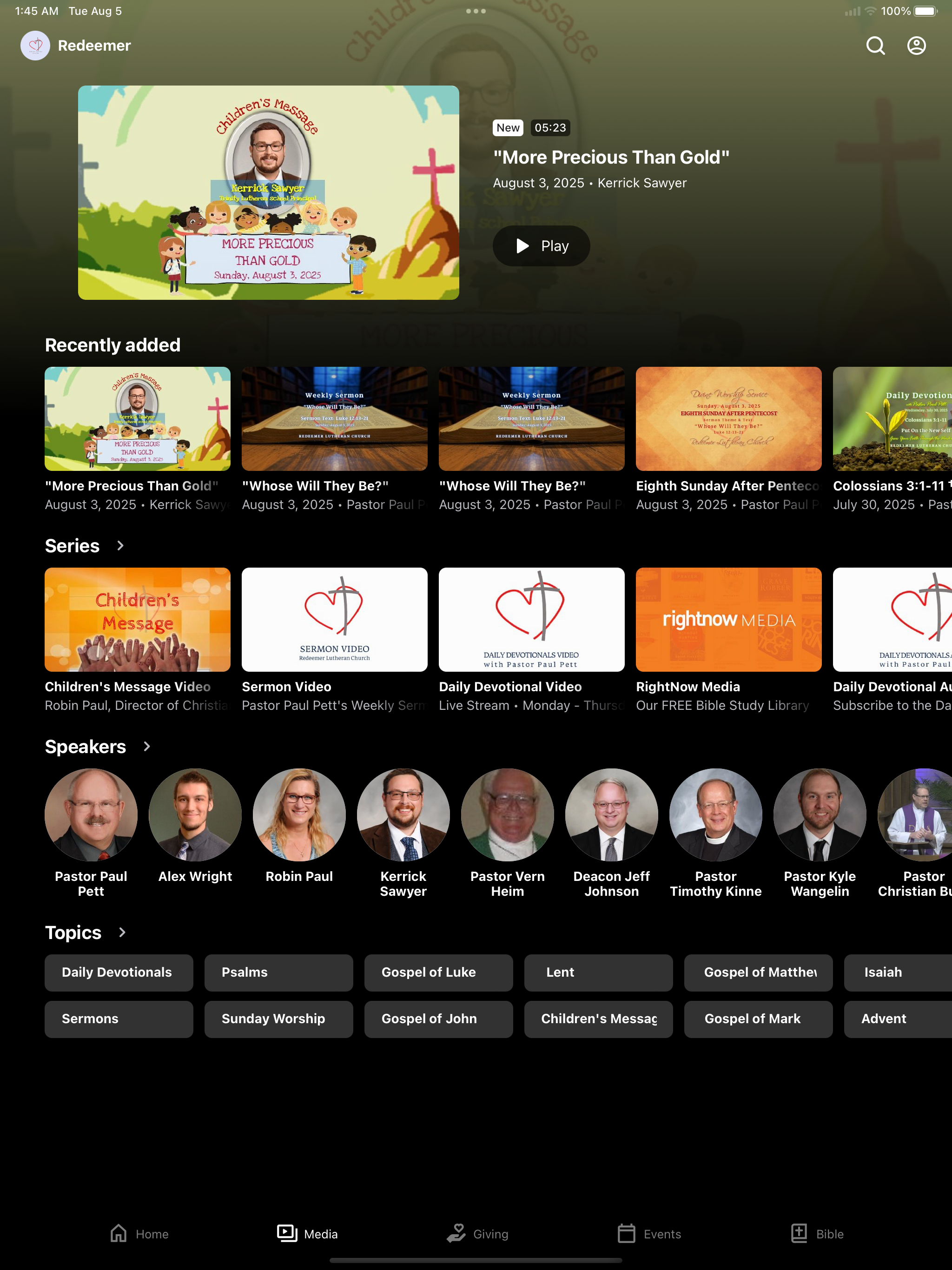 Redeemer Lutheran - Green Bay screenshot 5