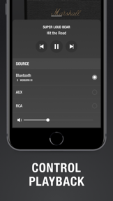 Marshall Bluetooth screenshot