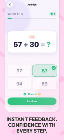 Learn Math: Online School iPhone screenshot
