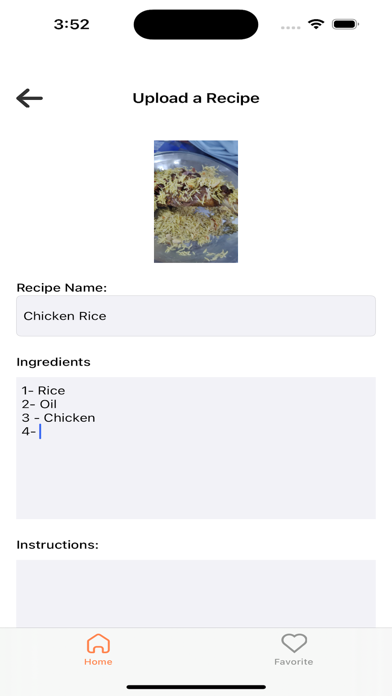 ReciReserve Screenshot