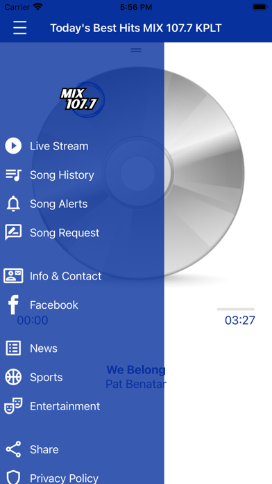 Screenshot #2 pour MIX 107.7