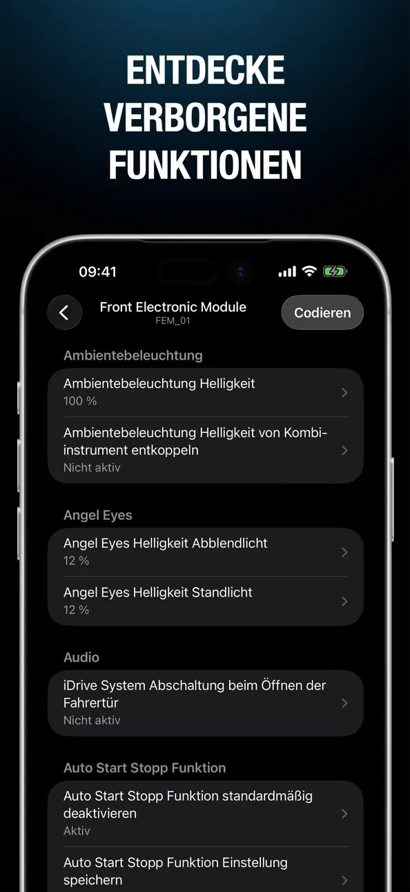 BimmerCode for BMW and MINI Hack screenshot 3 - iOS game interface