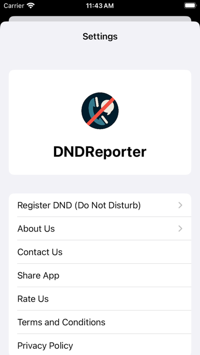 Do Not Disturb - DND Reporter Screenshot