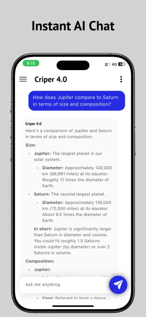 Criper - Ultimate AI Chat screenshot 1