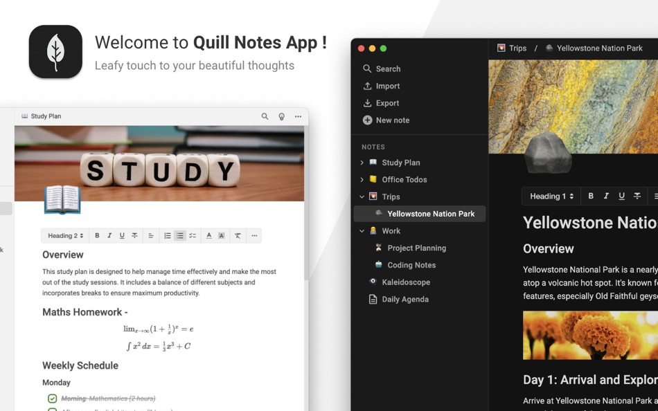 #1. Quill - Notes app (macOS) 由: ASHVIN SUTHAR