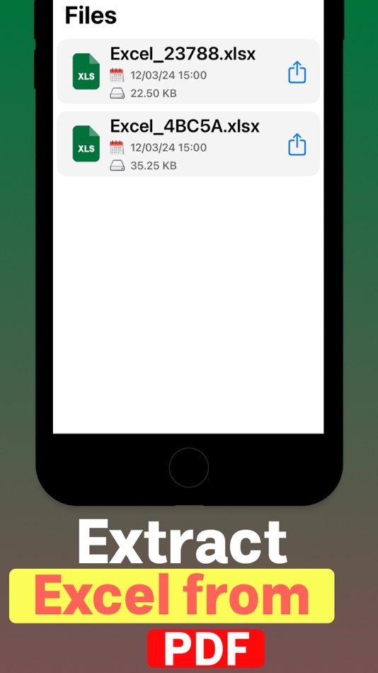 Convert PDF to Excel (xlsx) - 1.3 - (iOS)