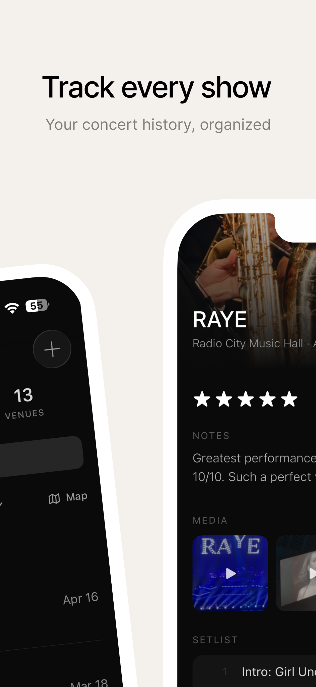 Leko: Concert Tracker screenshot 2