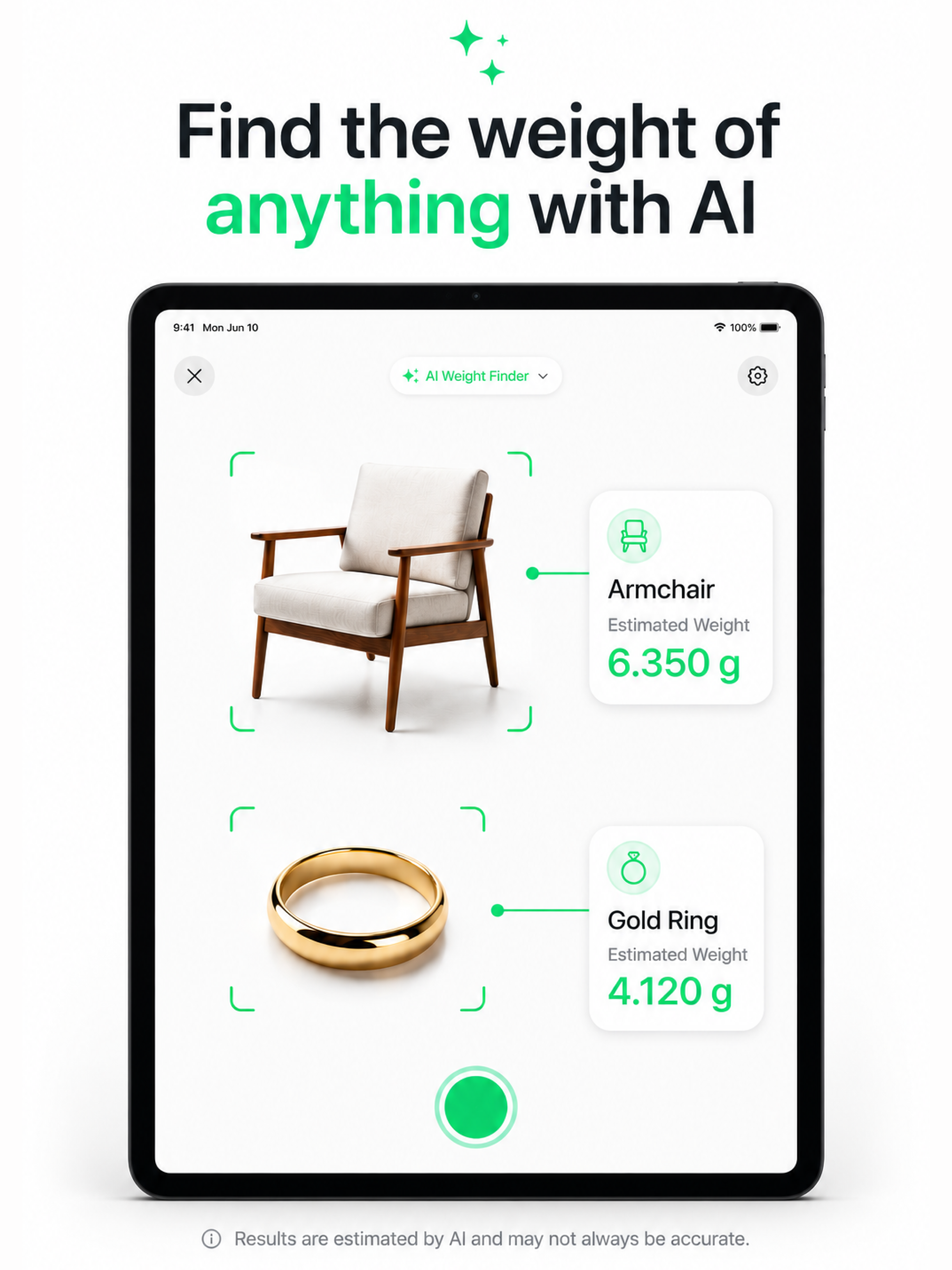 Scale For Grams - AI Estimate