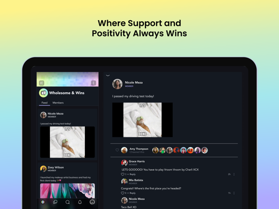 GMHRS - Game & Connect iPad screenshot 2 - Social Networking app