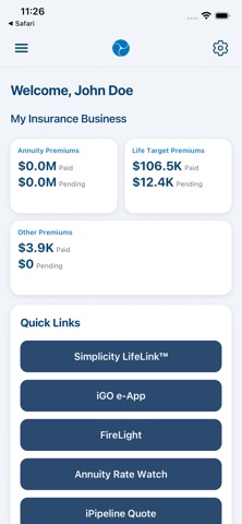 Simplicity Agent Center Screenshot 2 of 4