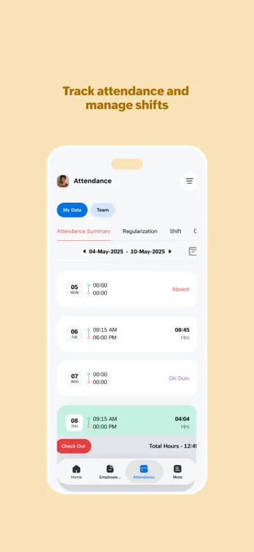 Zoho People - HR management screenshot 2 of 6