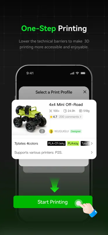 Bambu Handy screenshot 2 of 5