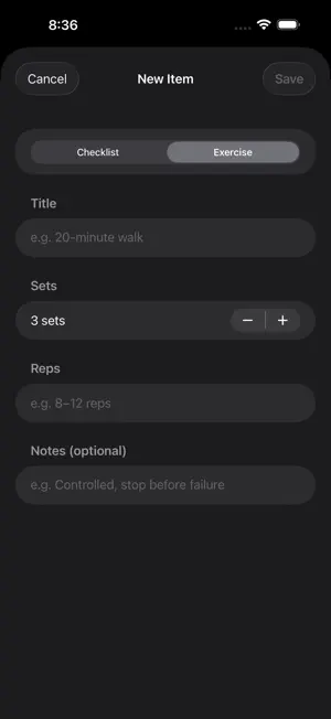 Momentum - Workout Routines screenshot 4