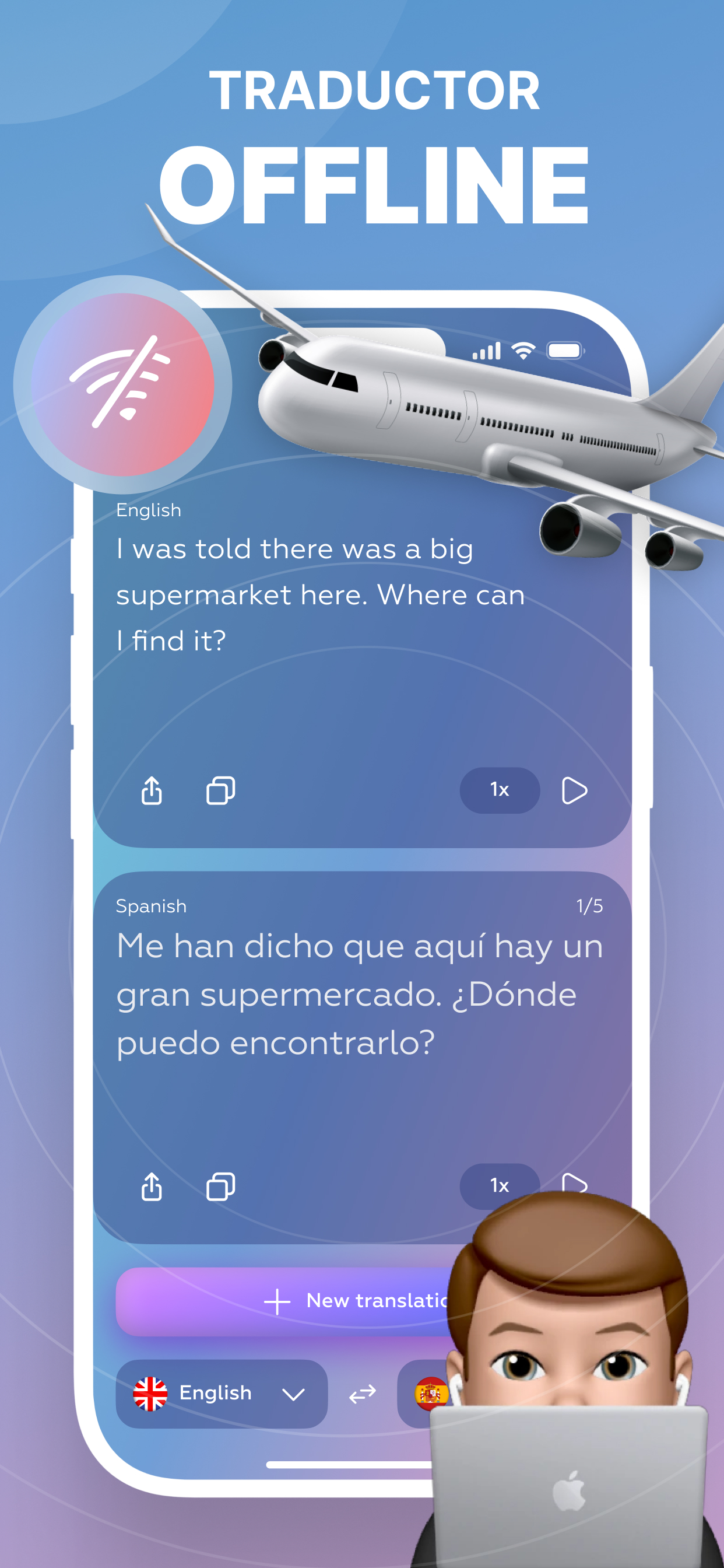 Traductor de Voz AI Translate