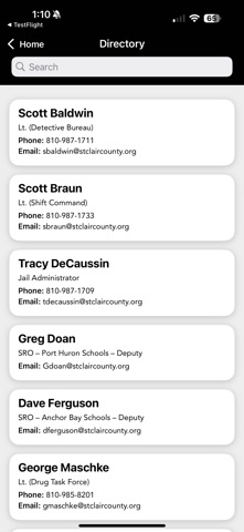 St. Clair County Sheriff MI Screenshot 2 of 3
