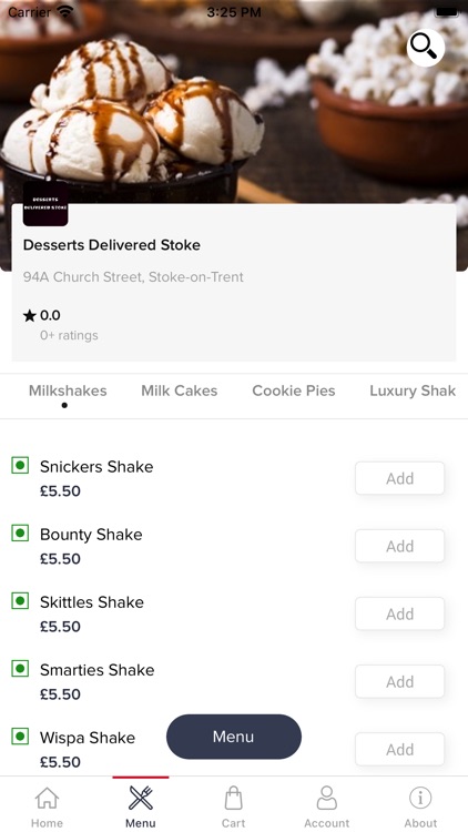 Desserts Delivered Stoke