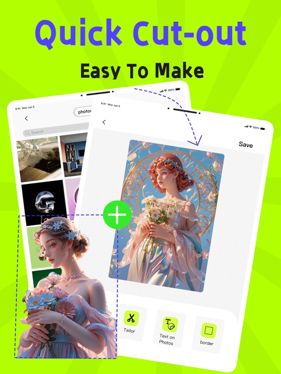Sticker Maker ◎ iPad screenshot 4 - Entertainment app