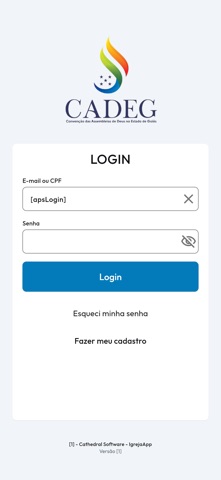 Convenção CADEG screenshot