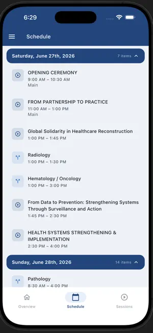 SAMS Conferences screenshot 3