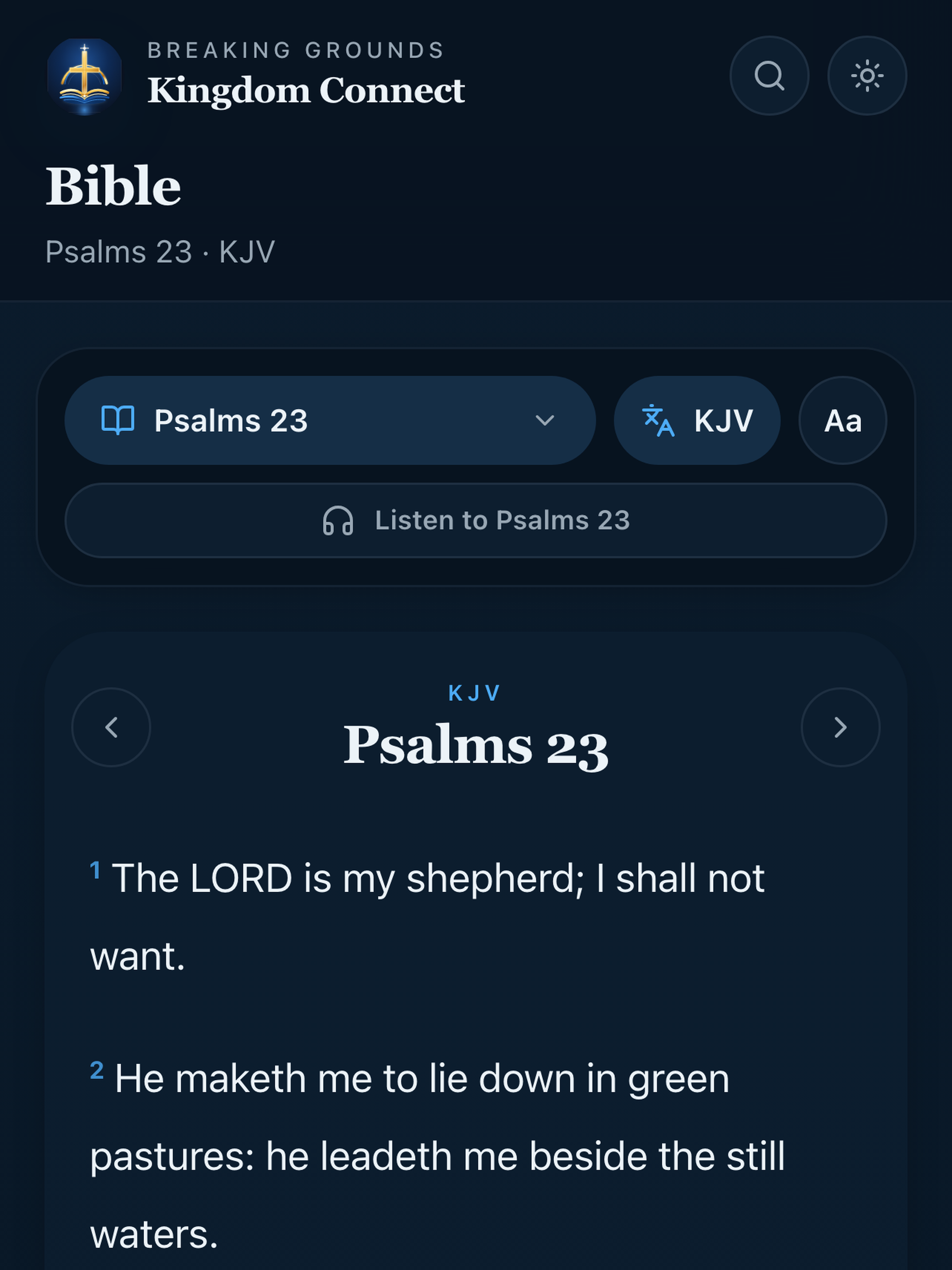 Kingdom Connect Bible screenshot 9