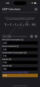 GDP Calculator screenshot #8 for iPhone