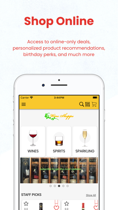 JUSTWIN WINE SHOPPE Screenshot