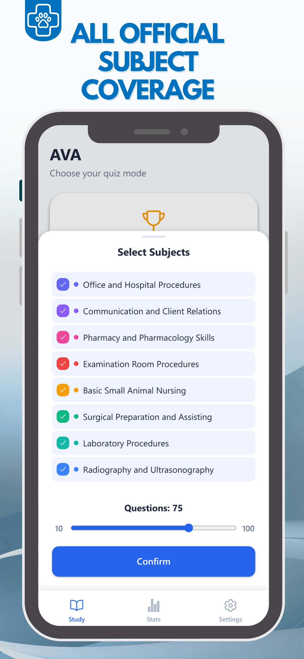 AVA Vet Assistant Exam 2026 screenshot 5